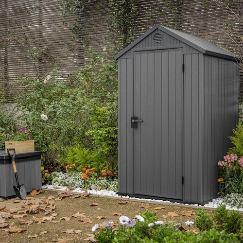 Keter darwin shed 4ft apex - x,