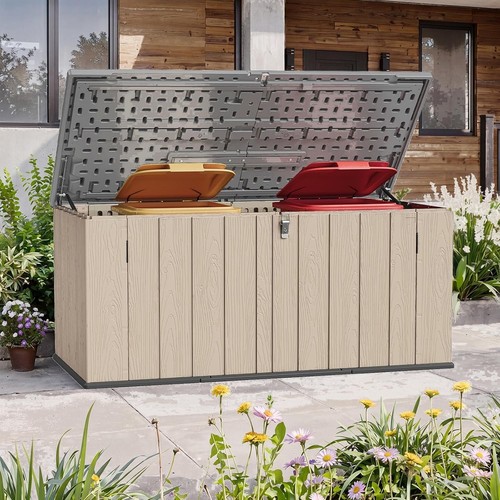 600l garden storage shed box - storage,