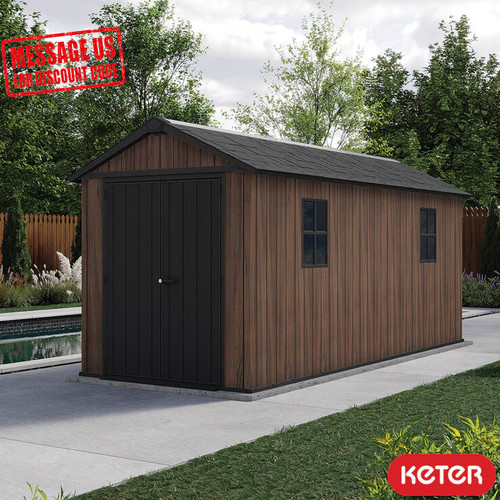 Keter rosewood 7ft x 15ft - 6",